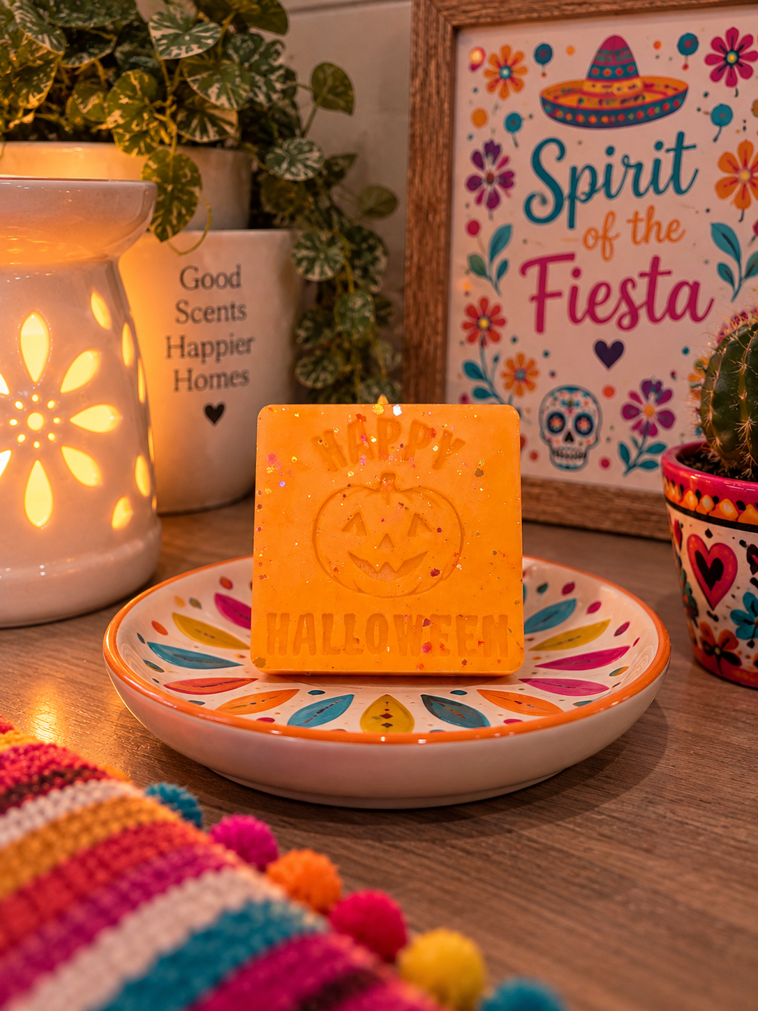 Spirit of the Fiesta Wax Melt Shape | Strong Scented Soy Wax Melts UK