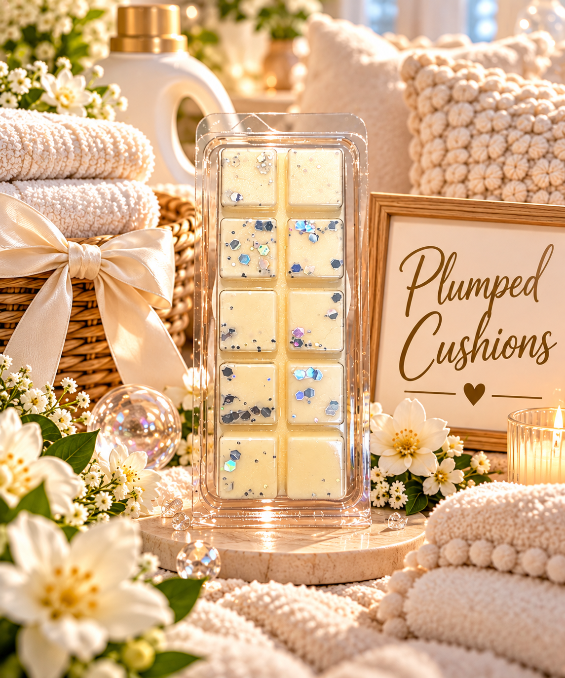 Plumped Cushions Wax Melt Bar | Strong Scented Soy Wax Melts UK