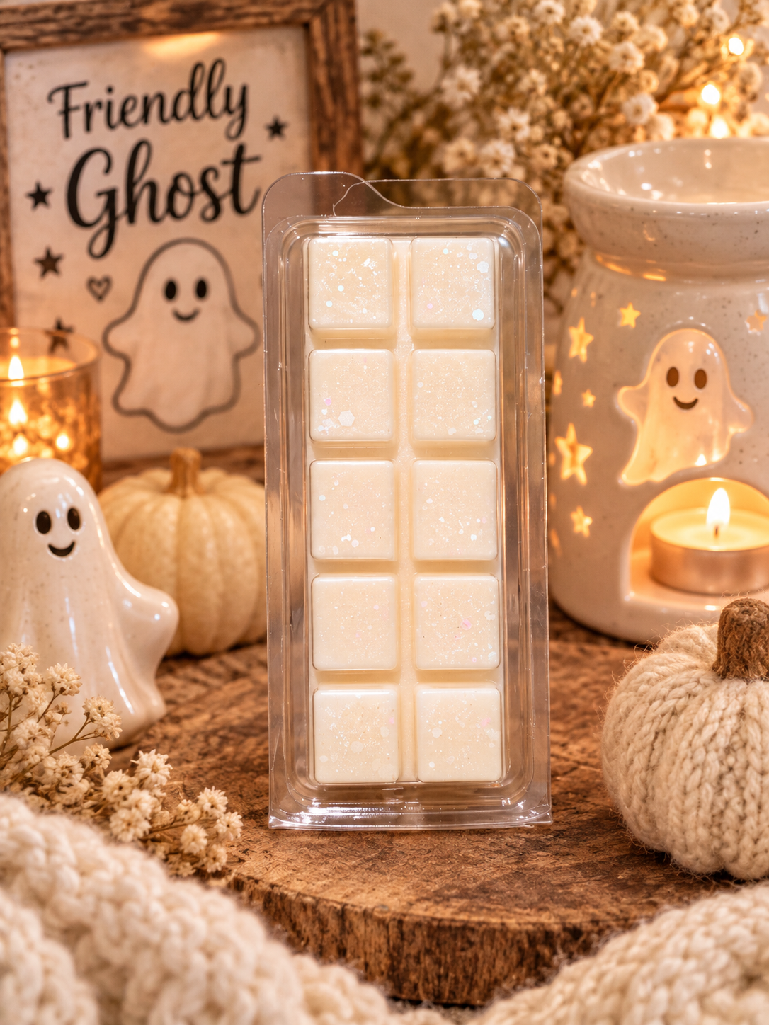 Friendly Ghost Wax Melt Bar | Strong Scented Soy Wax Melts UK