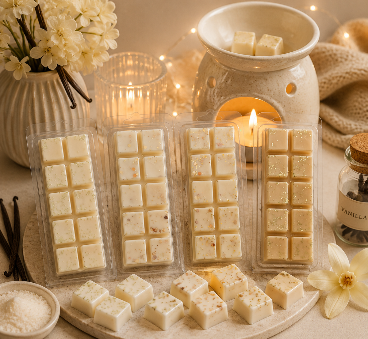 Mystery Vanilla Wax Melt Bar Bundle | Strong Scented Soy Wax Melts UK