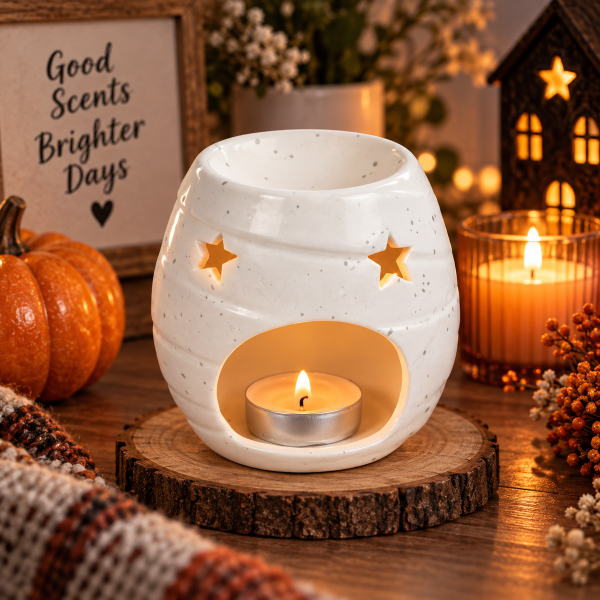Mummy Shaped Oil Burner and Wax Warmer