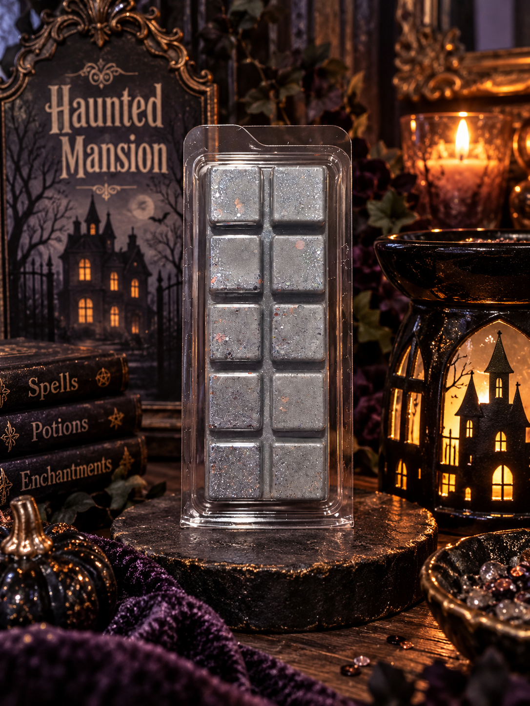 Haunted Mansion Wax Melt Bar | Strong Scented Soy Wax Melts UK