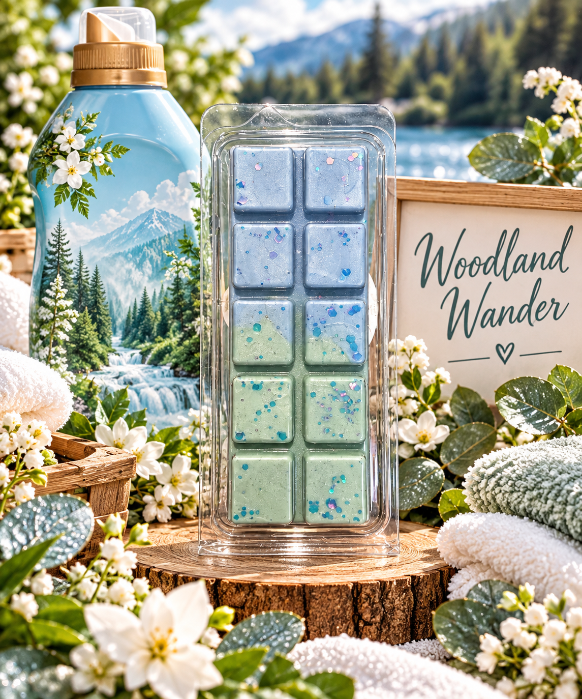 Woodland Wander Wax Melt Bar | Strong Scented Soy Wax Melts UK