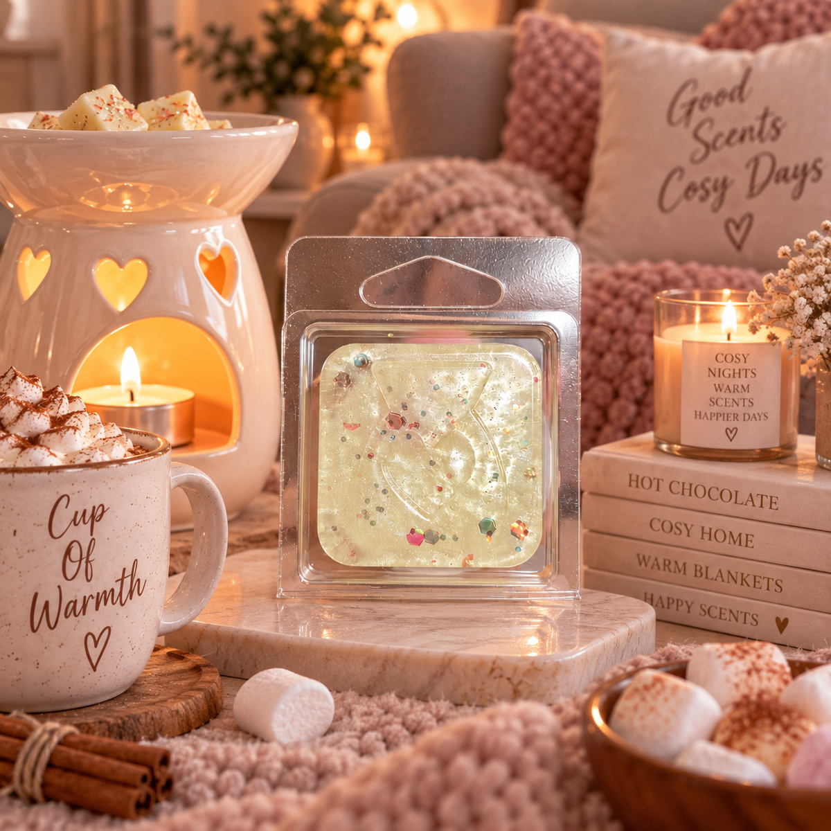 Cup of Warmth Gel Wax Melt Sample | Strong Scented Gel Wax Melts UK