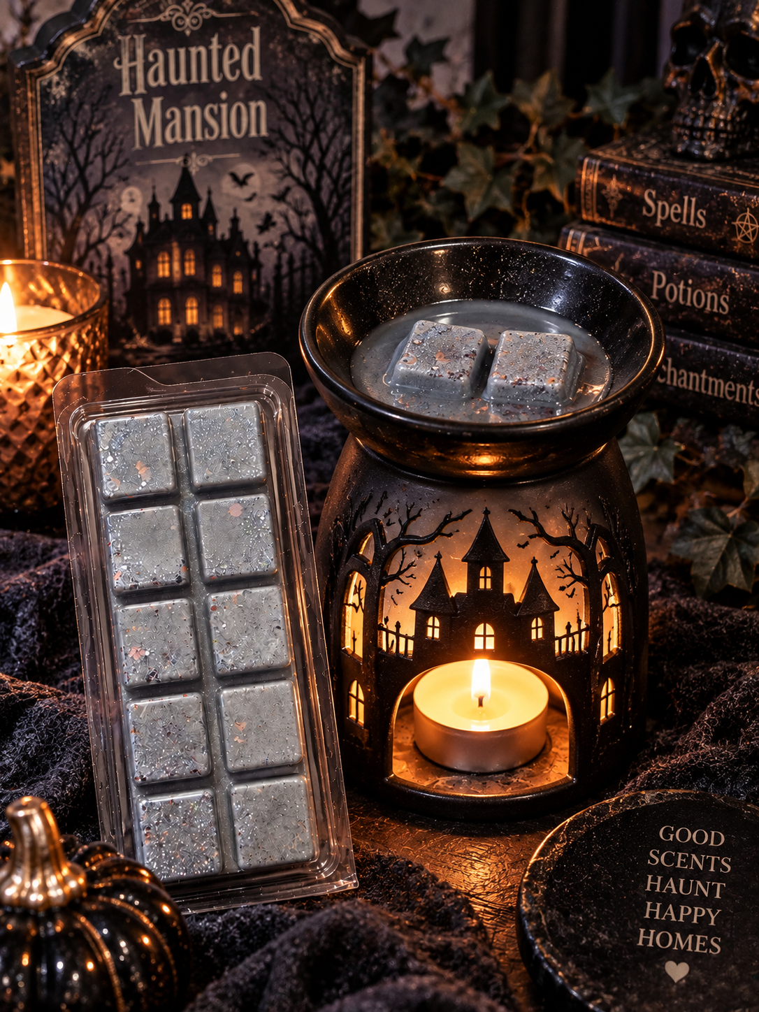 Haunted Mansion Wax Melt Bar | Strong Scented Soy Wax Melts UK