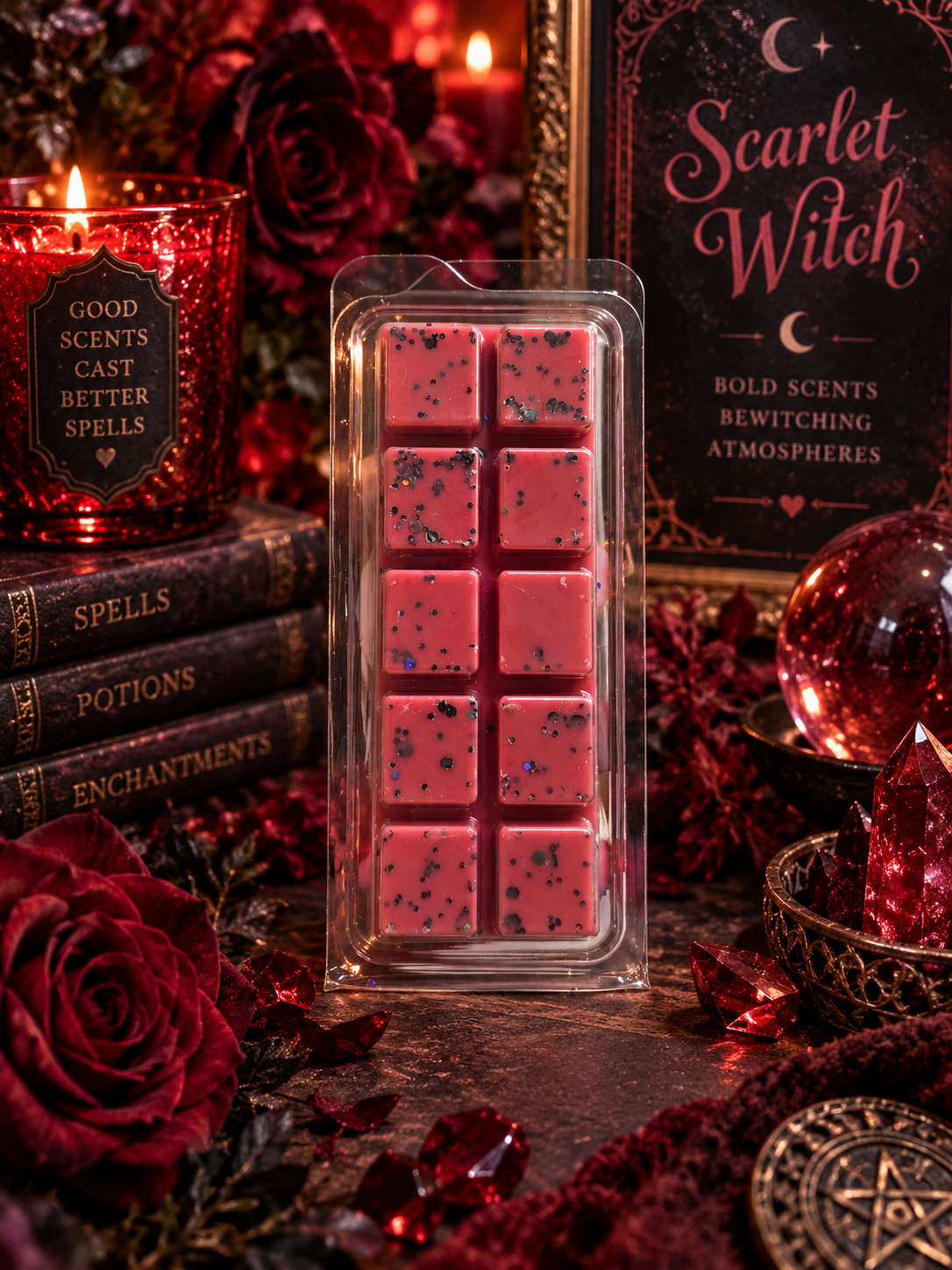 Scarlet Witch Wax Melt Bar | Strong Scented Soy Wax Melts UK