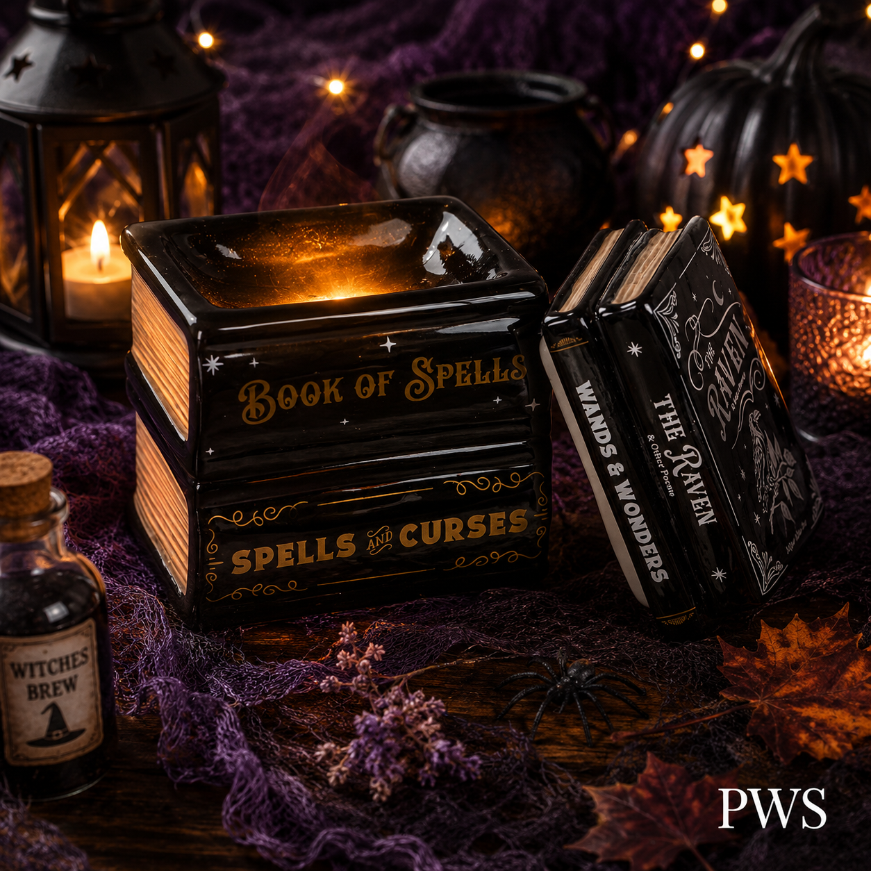 Book of Spells Wax Melt Burner & Oil Burner