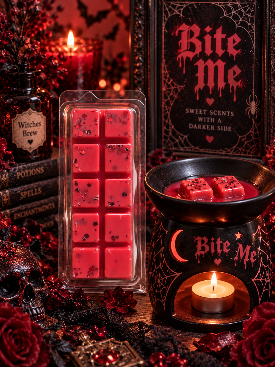 Bite Me Wax Melt Bar | Strong Scented Soy Wax Melts UK