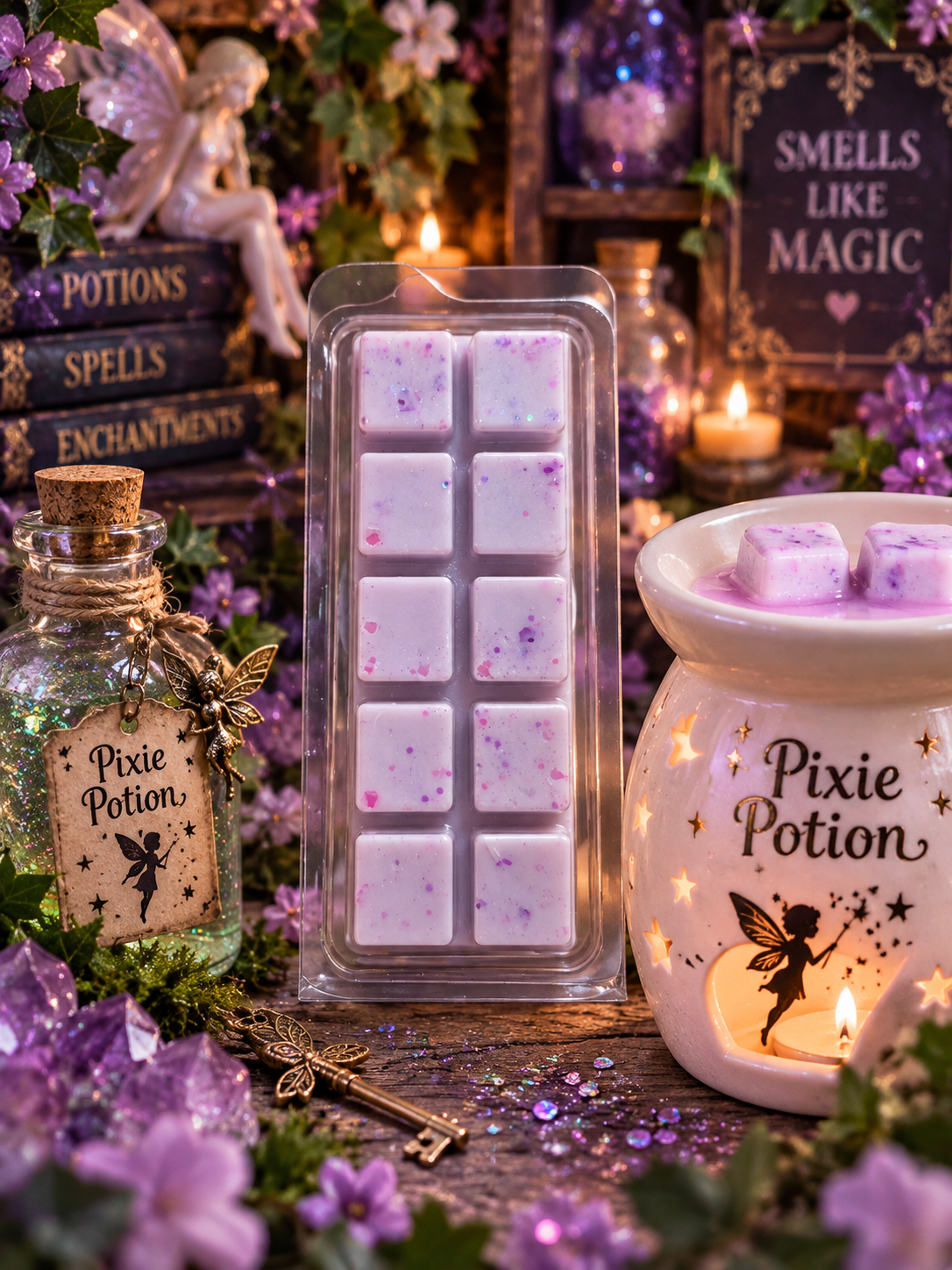 Pixie Potion Wax Melt Bar | Strong Scented Soy Wax Melts UK