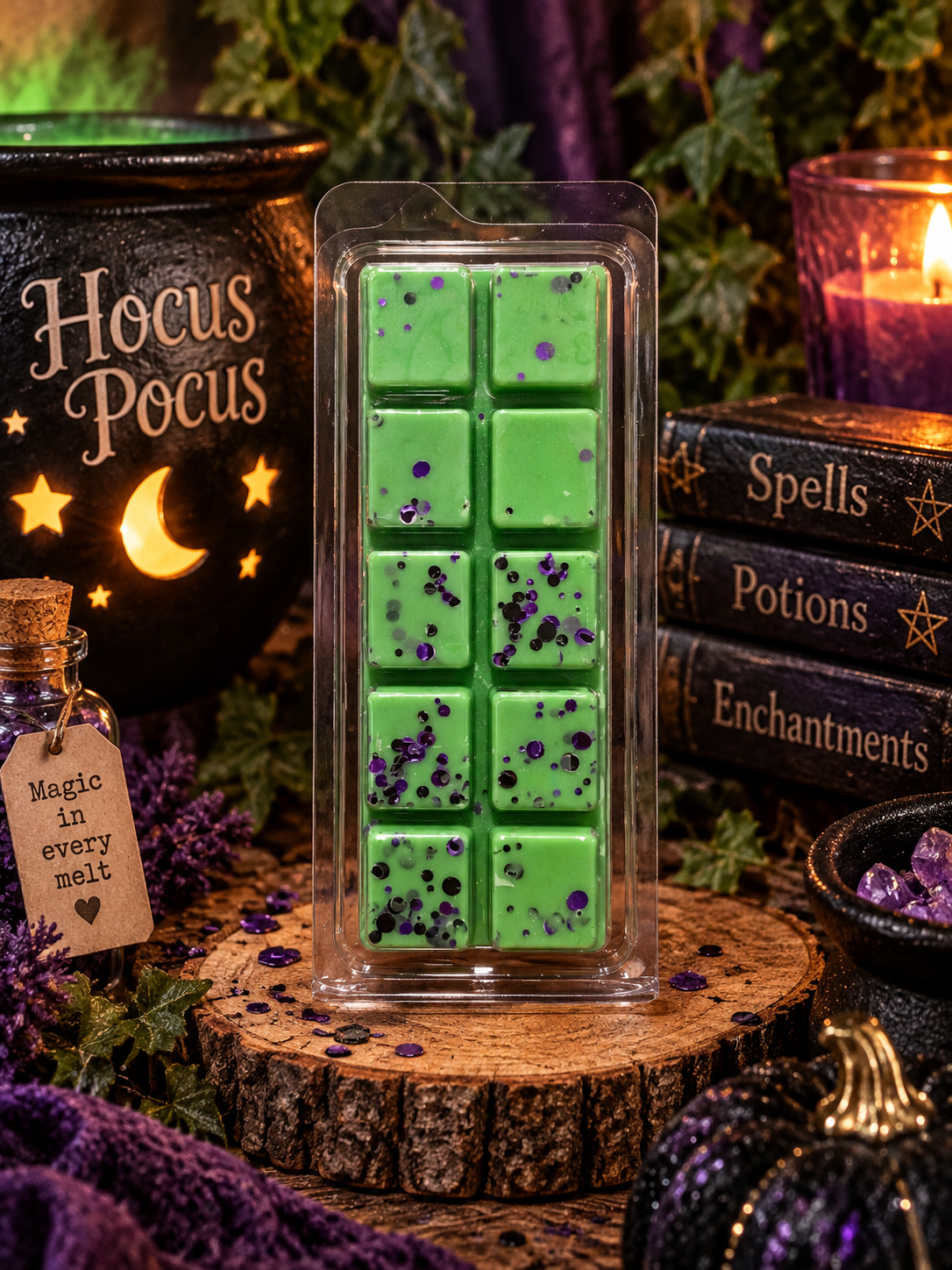 Hocus Pocus Wax Melt Bar | Strong Scented Soy Wax Melts UK