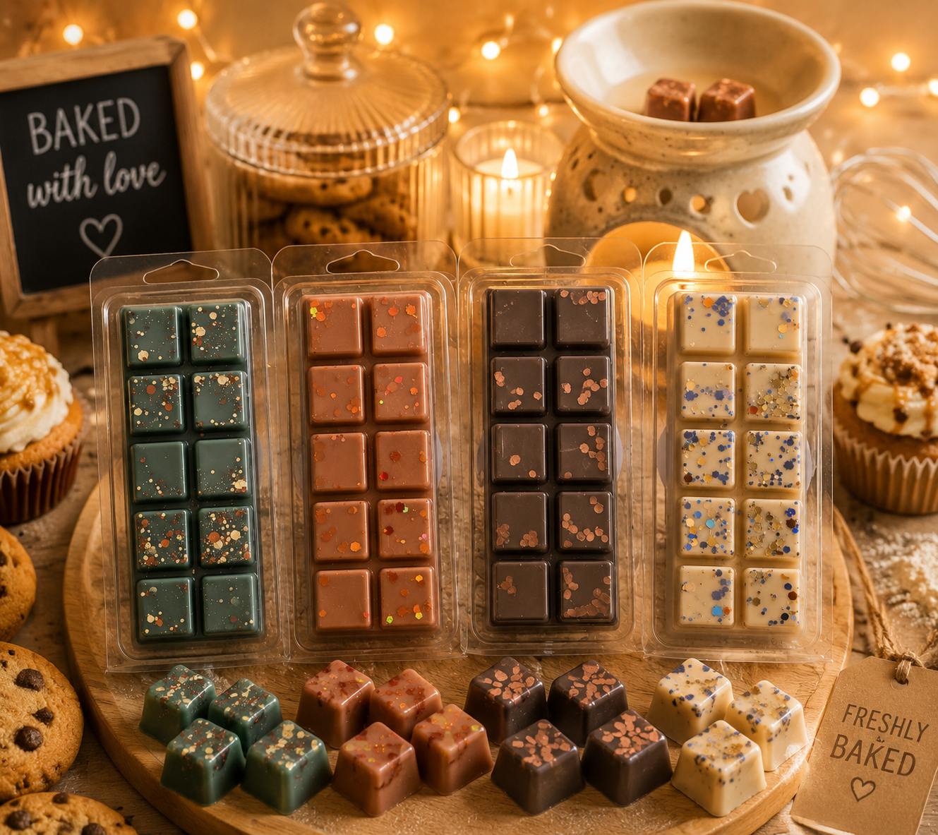 Mystery Bakery Wax Melt Bar Bundle | Strong Scented Soy Wax Melts UK