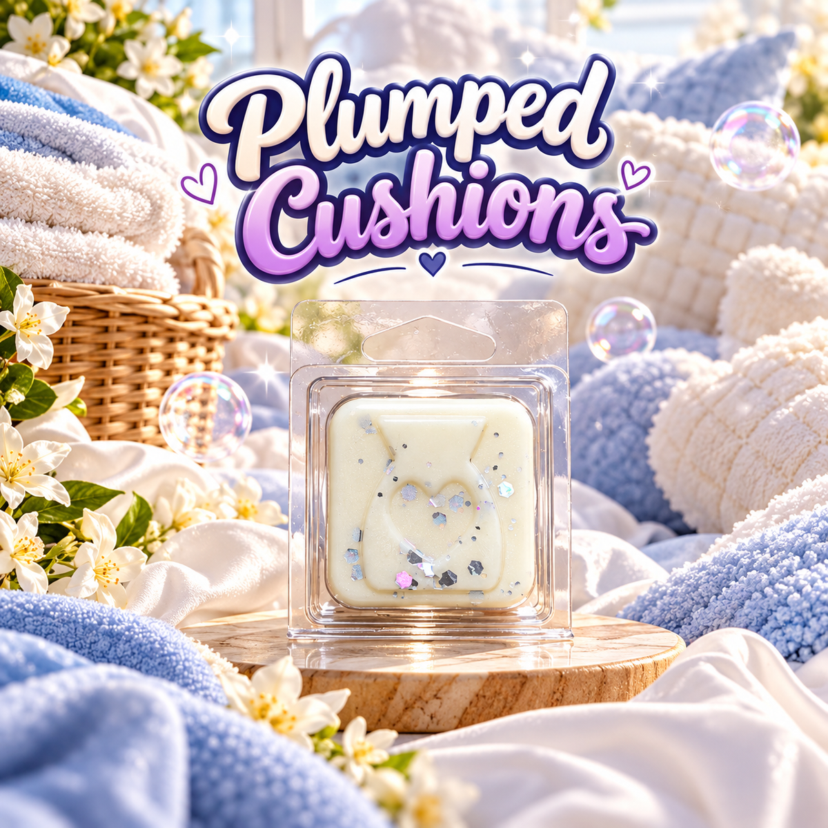 Plumped Cushions Wax Melt Sample | Strong Scented Soy Wax Melts UK