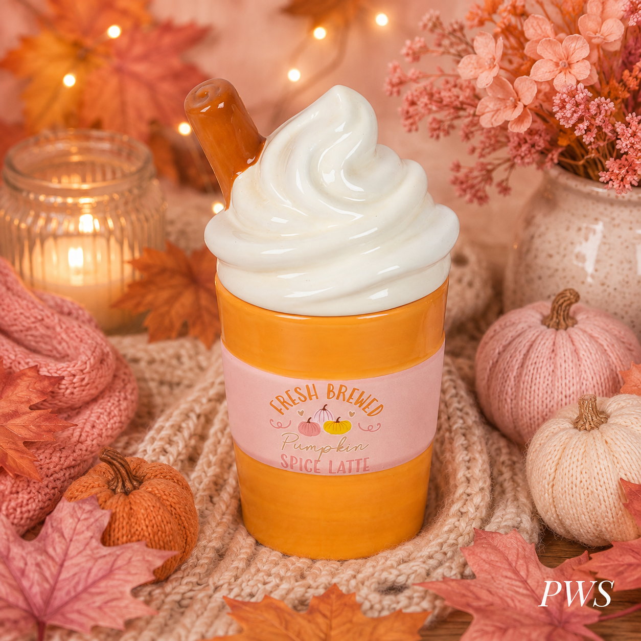 Pumpkin Spice Latte Wax Melt Burner & Oil Burner
