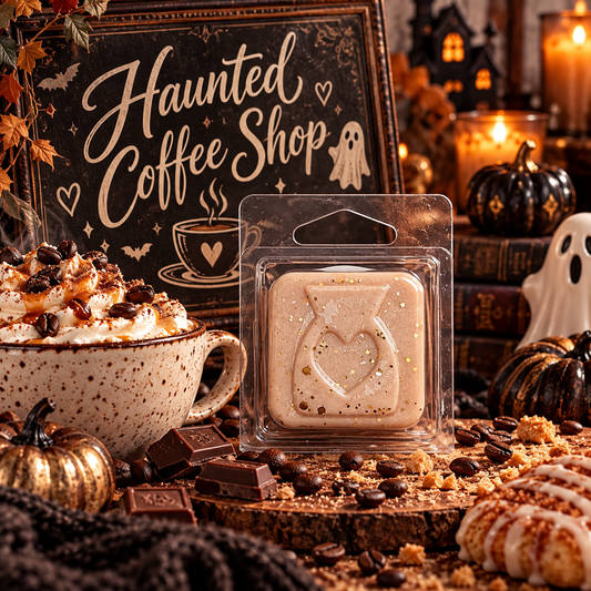 Haunted Coffee Shop Wax Melt Sample | Strong Scented Soy Wax Melts UK